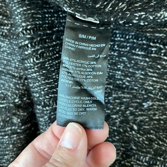 White House Black Market Knit Poncho/Shrug - Picture 3 of 3